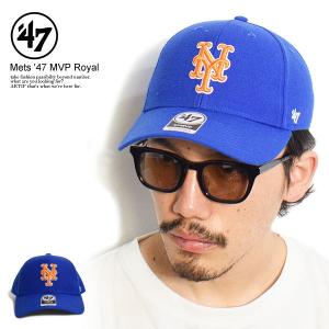 フォーティーセブン キャップ '47 Mets '47 MVP Royal メンズ 帽子 ローキャップ カーブキャップ メッツ エムブイピー ストリート
