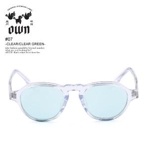 オウン サングラス OWN #11 KIHAKU / SMOKEY GREEN メンズ クリア
