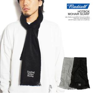 ラディアル マフラー RADIALL HOTBOX - MOHAIR SCARF radiall メンズ スカーフ モヘア 送料無料 ストリート｜artif