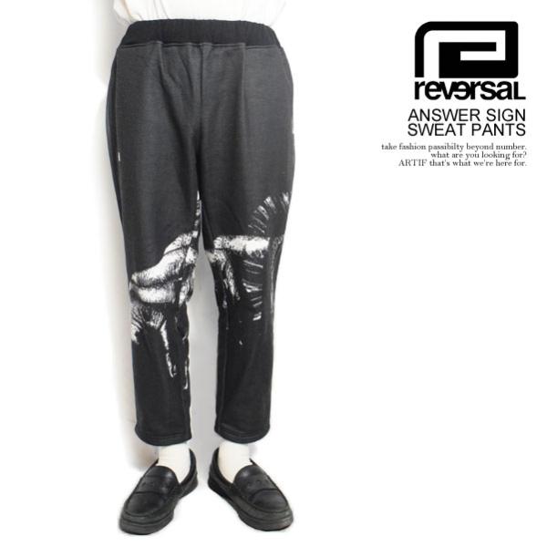 SALE セール リバーサル パンツ reversal ANSWER SIGN SWEAT PANT...