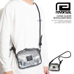 リバーサル バッグ reversal CAGE CLEAR SHOULDER BAG メンズ ショルダーバッグ クリアバッグ 送料無料 ストリート rvddw｜ARTIF