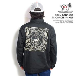 エンドレスサマー ジャケット The Endless Summer TES CALM BANDANA TC COACH JACKET メンズ コーチジャケット 送料無料 ストリート｜artif