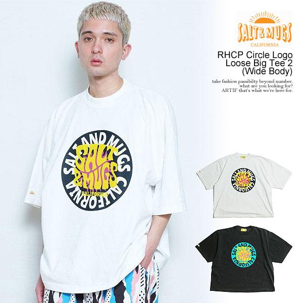 ソルトアンドマグス Tシャツ SALT&amp;MUGS RHCP Circle Logo Loose Bi...