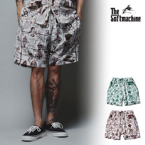 SALE セール ソフトマシーン ショートパンツ SOFTMACHINE ZINE AD SHORTS(EASY SHORTS)