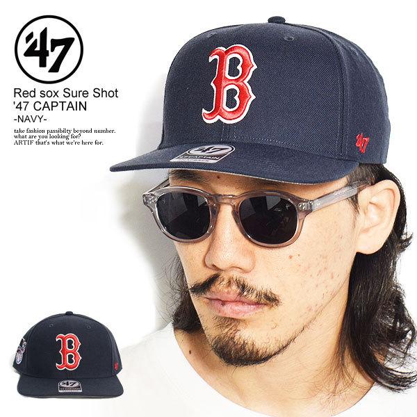 47 フォーティーセブン キャップ ベースボールキャップ シュアショット 帽子 Red sox Su...