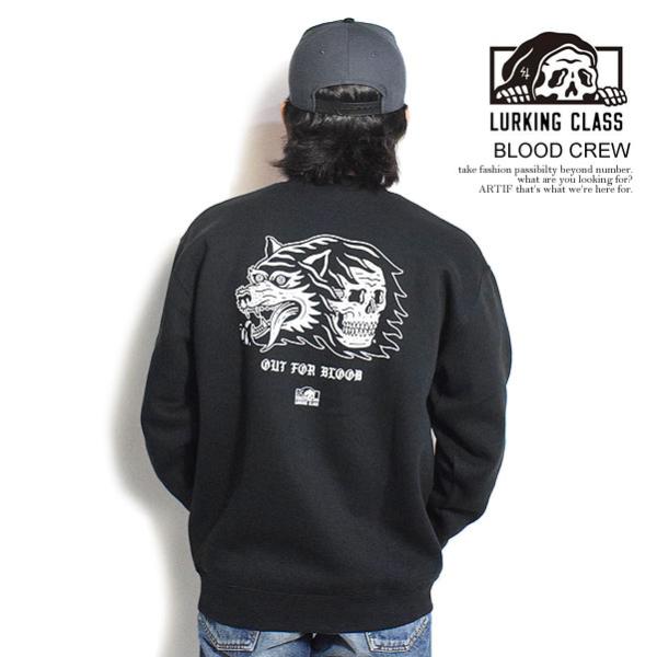 SALE セール ラーキングクラス スウェット LURKING CLASS BLOOD CREW メ...