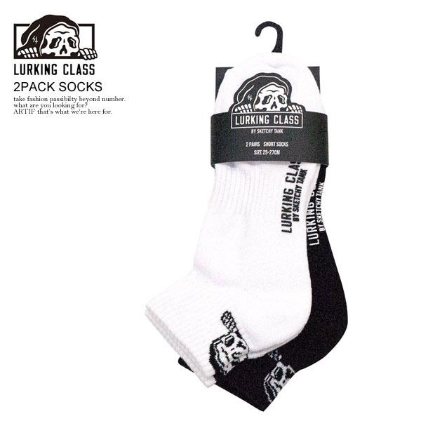 LURKING CLASS ラーキングクラス ソックス 2PACK SOCKS メンズ 靴下2パック...