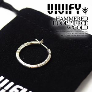VIVIFY（ビビファイ） ピアス シルバー フープピアス SquareLine Hoop