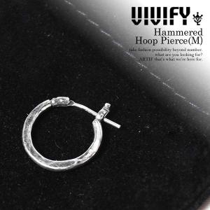 VIVIFY（ビビファイ） ピアス シルバー フープピアス SquareLine Hoop