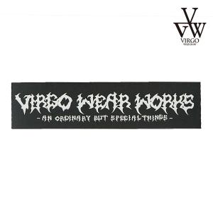 2024 春夏 先行予約 12月〜1月入荷予定 ヴァルゴウェアワークス ステッカー VIRGOwearworks Crust logo メンズ｜artif