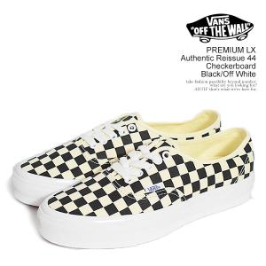 ヴァンズ スニーカー VANS PREMIUM LX Authentic Reissue 44 Checkerboard Black/Off White バンズ シューズ オーセンティック