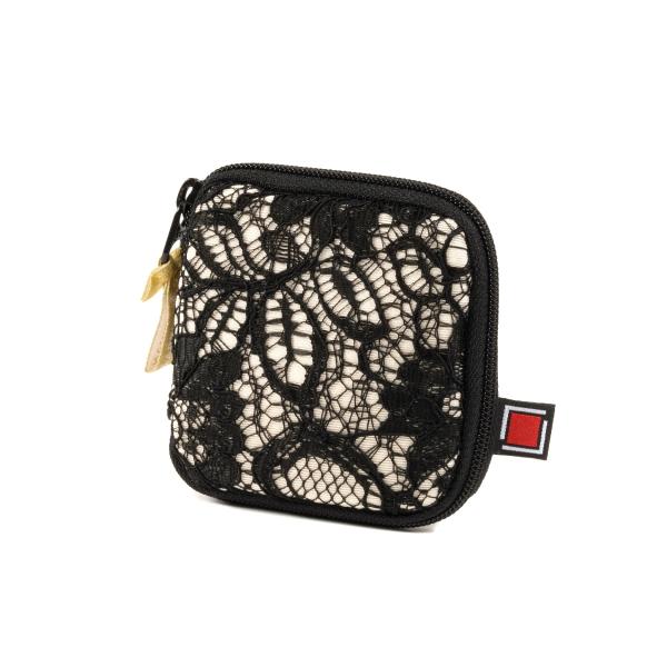 アクセサリーケース 携帯用 リングホルダー付きジュエリーポーチ クラシック・モノトーン 2WP-CM...