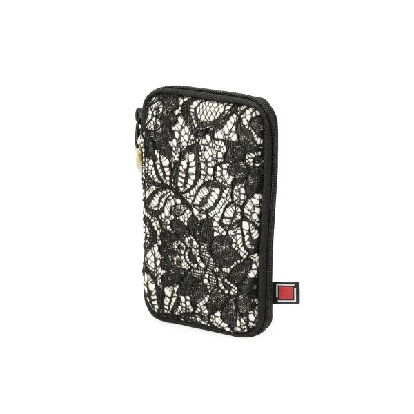 アクセサリーケース 携帯用 リングホルダー付きジュエリーポーチ クラシック・モノトーン 2WP-CM...