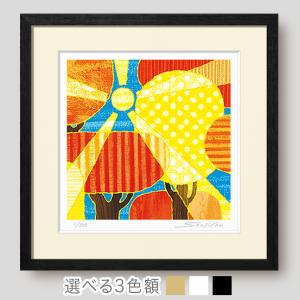 水墨画「伸」尾長鶏 絵画 インテリア 額入り 壁掛け 縦長 モダン 現代