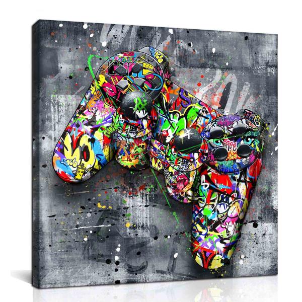 新商品 ARTJOY Gamepad M 34cm 絵画 ゲームパッドの絵 コントローラー アートパ...