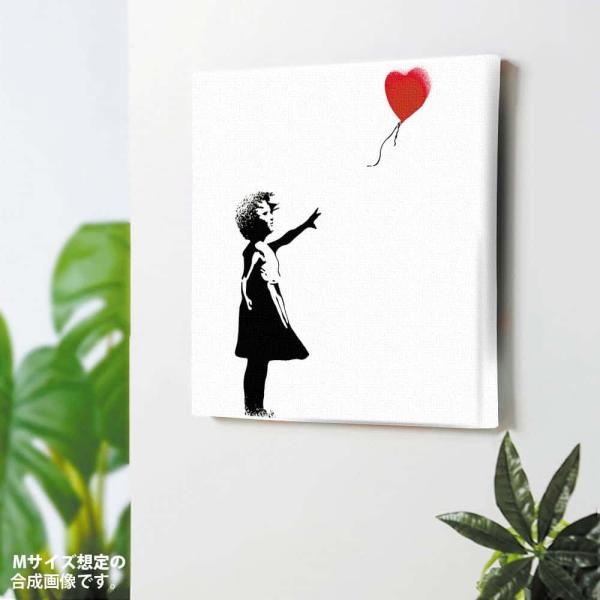 バンクシー Banksy balloon girl アートパネル 壁掛け 玄関 壁飾り 絵画 インテ...