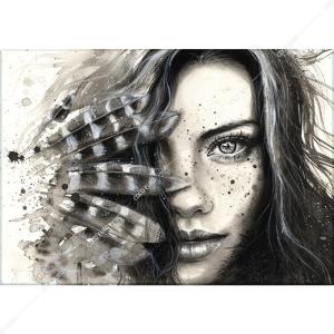 COCOEURO アート作品 Feathers Size 1000x1400 アート 装飾 壁 絵 最上位モデル 高級 フレームレス 正規品