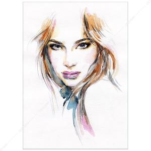 COCOEURO アート作品 Woman face. Size 1250x1750 アート 装飾 壁 絵 ココ コブラアート上位モデル 高級 フレームレス