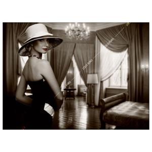 COCOEURO アクリル作品 Temps de Luxe2 1350*1800 モダンリビング ラウンジ ギャラリー 絵 壁絵 装飾