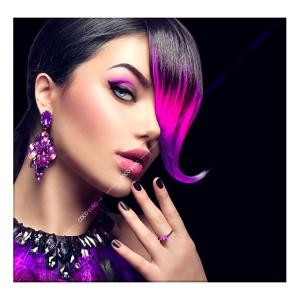 COCOEURO アクリル作品 Maquillage1 MASTERPIECE 大型 絵 アート VIP ラウンジ 壁 上位モデル ホテルライク 900x900