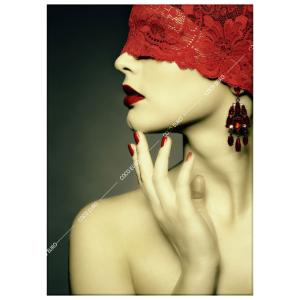 COCOEURO アクリル作品 Ruban rouge2 800*1120 PLEXIGLAS LUXE 高級 ブランド ベッドルーム ホテル 絵