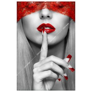 COCOEURO アート作品 Ruban rouge3 SIZE 100cm 150cm LUXE 高級 美術 壁装飾 壁掛け アート