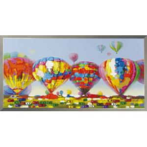 絵画 ビビッドフラワー あやめ 壁掛け インテリア アート 油絵 アート