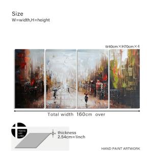 絵画 街並みの風景 インテリア モダン アート...の詳細画像4