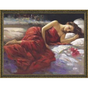 特価油絵 ウィリアム・ブーグローの名作_ファーストキス_別名 特価油絵 ウィリアム・ブーグローの名作_ファーストキス_別名