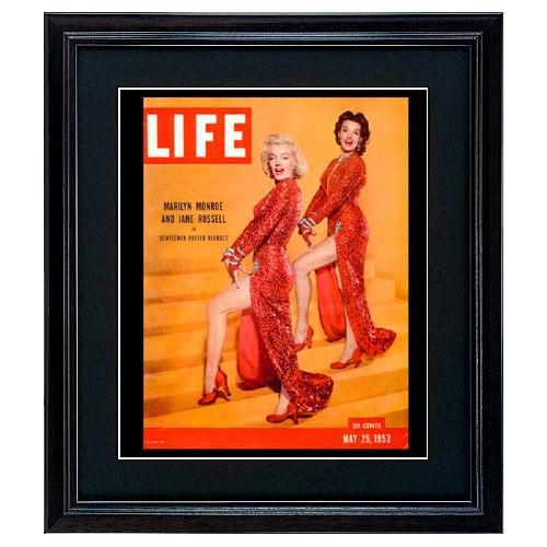 LIFE アートポスター「紳士は金髪がお好き」マリリン モンロー ジェーンラッセル 映画 写真 雑誌...