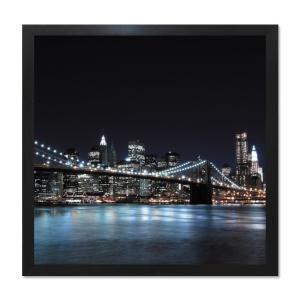 絵画 額入り 40cm 額付き 壁掛け 絵Brooklyn Bridge アートフレーム インテリア 壁 装飾 店 額入りブルックリンブリッジ 風景の商品画像