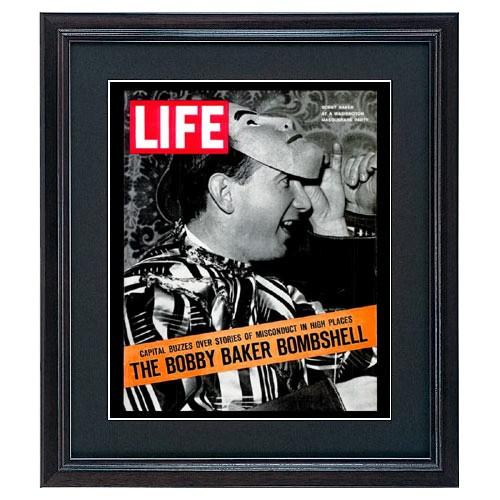 LIFE ポスター インテリアポスター ミニ 卓上サイズ ビンテージフォト 復刻表紙柄掛置き兼用 額...