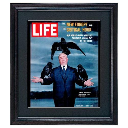 LIFE ポスター Sサイズ「ヒッチコック 鳥」絵画 玄関 書斎 棚 飾り おしゃれ アートフレーム...