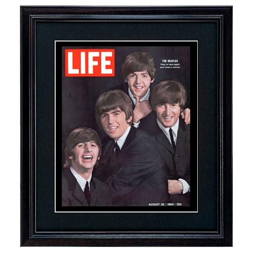 LIFE ポスター Sサイズ「ビートルズ」絵画 玄関 書斎 棚 飾り おしゃれ アートフレーム 額入...