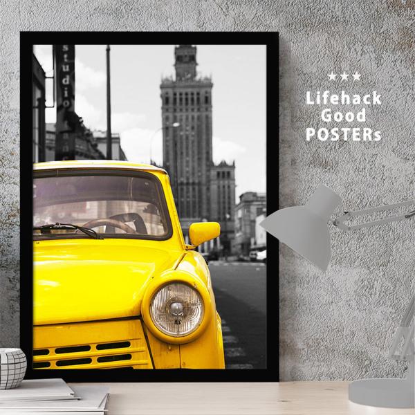 LIFEHACKポスター 建築 建物 選べるサイズ A4 ポスター A3 フレーム アートプリント