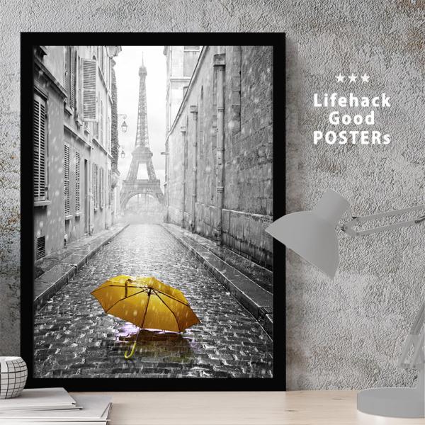 LIFEHACKポスター 建築 建物 選べるサイズ A4 ポスター A3 フレーム アートプリント