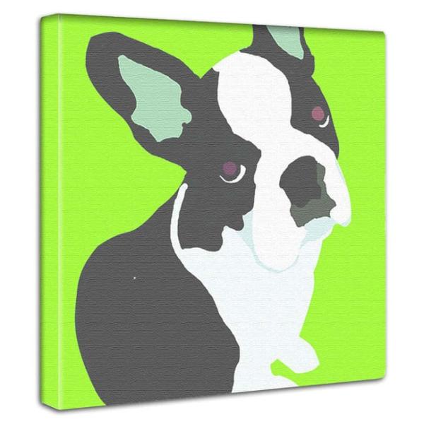 アートパネル フレンチブルドッグの絵 インテリア アート イラスト ワンちゃん 動物 犬 パピー カ...