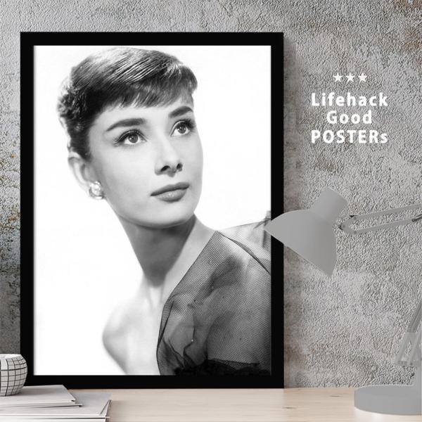 LIFEHACKポスター 女性 選べるサイズ A4 ポスター A3 フレーム アートプリント