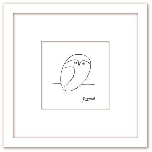 Le Hibou フクロウ 壁掛け 鳥の絵 イ...の詳細画像2