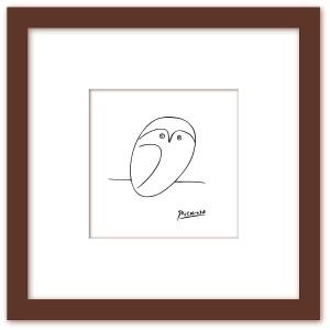 Le Hibou フクロウ 壁掛け 鳥の絵 イ...の詳細画像3