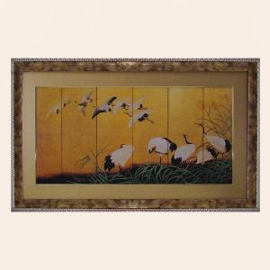 藤城清治 レフグラフ 「春のデュエット」 四季のメルヘン春