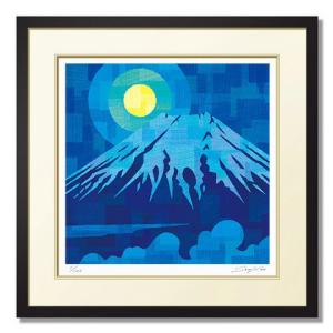 天神様】色紙額 西村 欣魚 画伯（にしむら きんぎょ） 構図：座り斜め