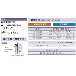 家研 戸車 13B28 アルミ用取替戸車 家研...の詳細画像2