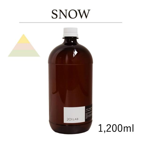 リードディフューザーオイル 1,200ml SNOW - スノー / 201LAB ニーマルイチラボ...