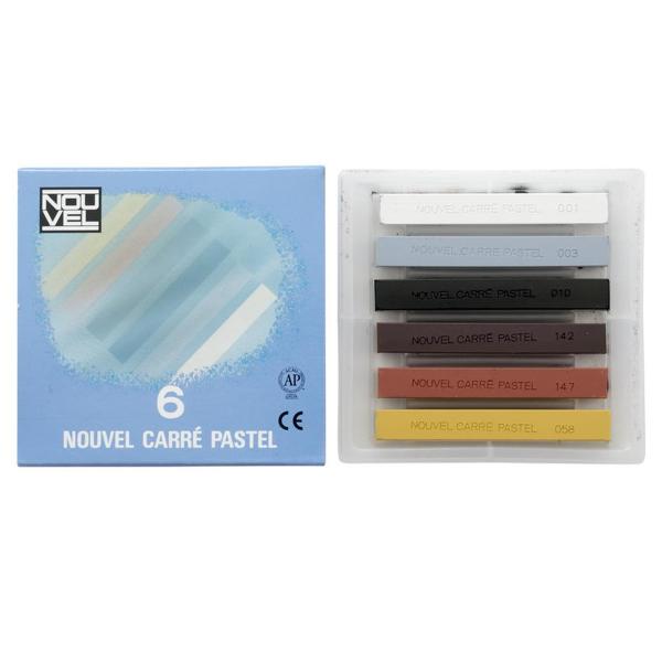 [ メール便可 ] ヌーベル カレーパステル 6色 Aセット ターレンス 【 コンテ パステル 】