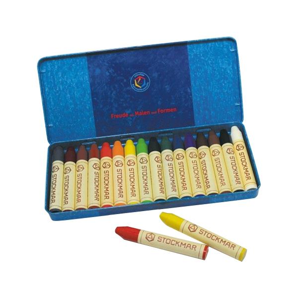 [ メール便可 ] 蜜ろう スティッククレヨン 16色 シュトックマー 【 蜜蝋 はじめて ギフト ...