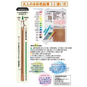 北星鉛筆 WCP-13 大人の水彩色鉛筆3.3...の詳細画像3