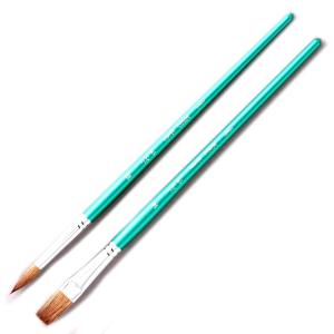 [ 可 ] 水彩筆 アクト 面彩・平 2本組