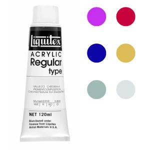 リキテックス ベーシックス 118mL 12色 Aセット 【 アクリル絵具