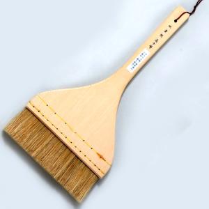 メール便可 ] 平柄刷毛 豚毛 幅40mm 【 ハケ 筆 絵画 】 : 画材